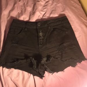 Black high waisted shorts!